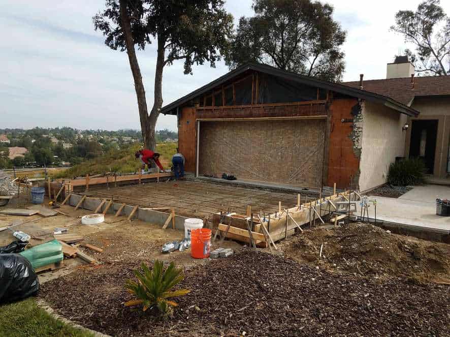 Garage converted into a living space ADU in Murrieta, CA