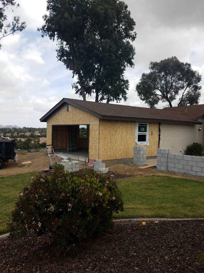 ADU construction financed by a Temecula, CA homeowner